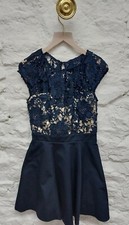 Lipsy. UK 10. Blue Lace Dress. Brand New With Tags £70. Navy Lace. Prom Dress