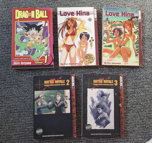 Anime manga novel - 5x,
