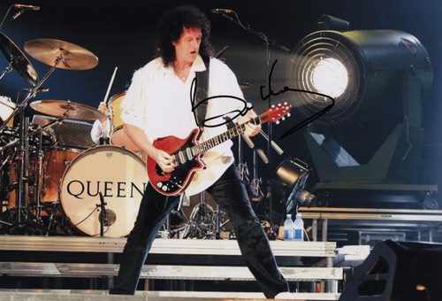 Brian may queen rare signed - may,