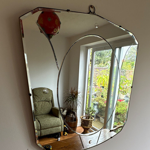 Art deco frameless bevelled - frameless,