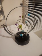 Kinetic Art toy Galaxy Table School Vintage Universe Physics Circle Sphere Rings