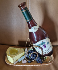 Yankee Candle wine and cheese tea light holder retired in heavy resin