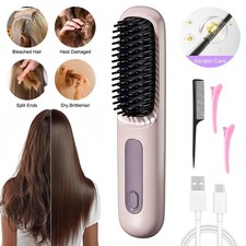 Brush Hair Straightener Hot