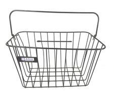 Adie Front Bike Basket Black Wire Handlebar Mount Carry Bicycle Shopping Basket