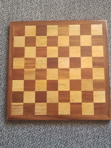 Vintage solid wood chess - vintage,