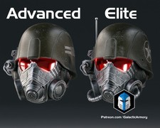 NCR Ranger Advanced & Elite Helmet -  Galactic Armory - DIY - Painted