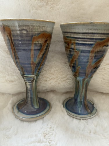 Velvet antler pottery goblets - velvet,