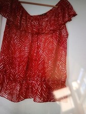 Mia Moda Women's red Blouse