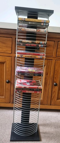 Dvd storage rack stand black - storage,