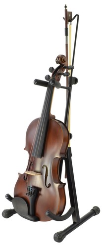 Folding violin stand and - stand,