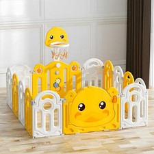 Extra Large Baby Playpen Kids Toddlers Infant Activity Center Safety Play Fences