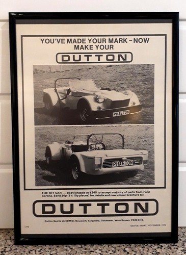 Framed original classic car - original,