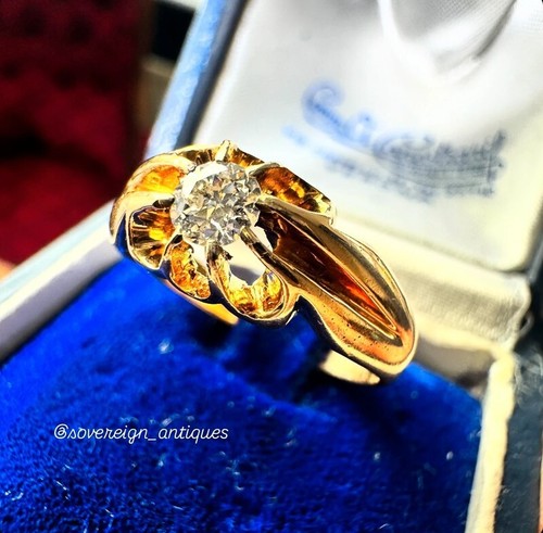 18ct gold victorian - 18ct, ring