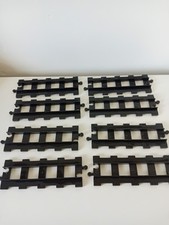Lego Duplo Straight Train Track X 8 Vintage Black Please Read Description 