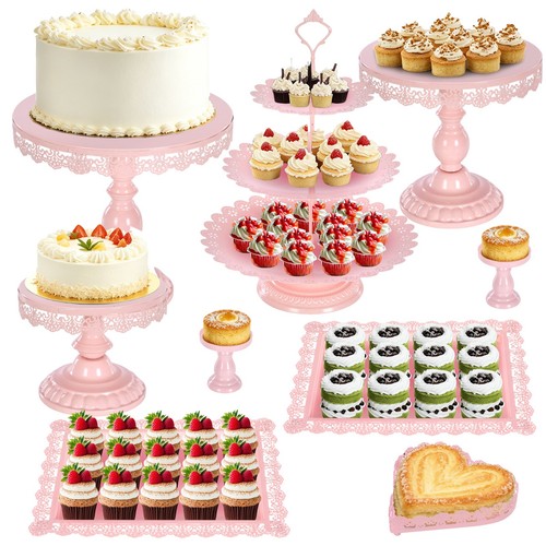9pcs cake stand afternoon - cake, tea