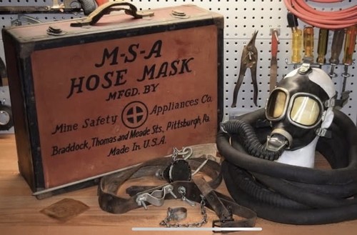 Rare antique msa mine - msa, safety