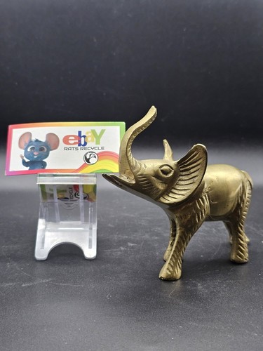 Brass baby elephant - elephant, 1