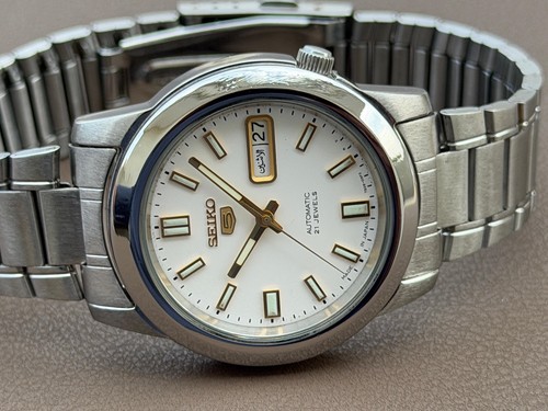Seiko automatic snx white - seiko,