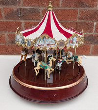 Vintage Mr. Christmas Marquee Carousel Lights and Music - No Motion Read Desc