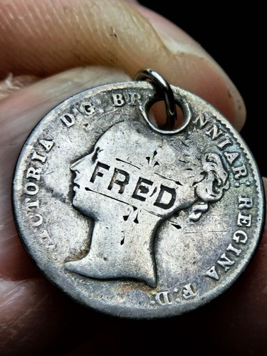 Victoria silver three pence - silver,