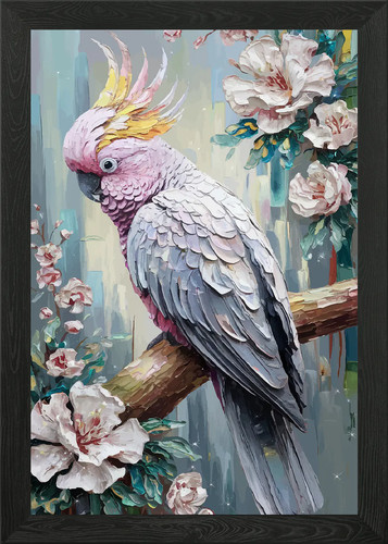 Bloom cockatoo painting - bloom,