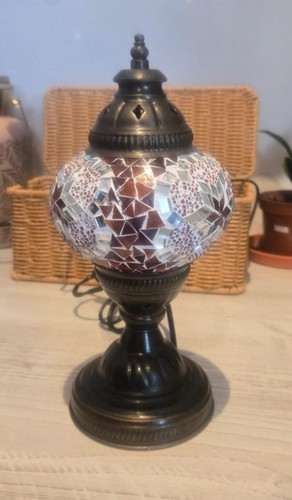 Moroccan table lamp mosaic - lamp,