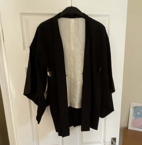 Japanese vintage silk kimono - silk,