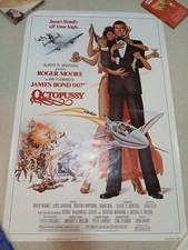 Octopussy James Bond 007 Original Movie Poster Rolled 1983 Good condition 27x41