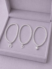 3  Sterling Silver Bracelets