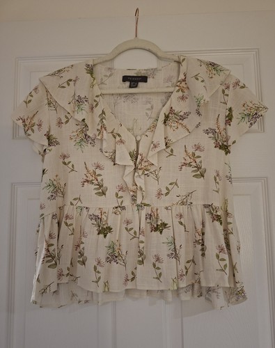 Primark linen blend floral - blend,
