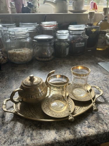 Turkish tea glasses set - tea,
