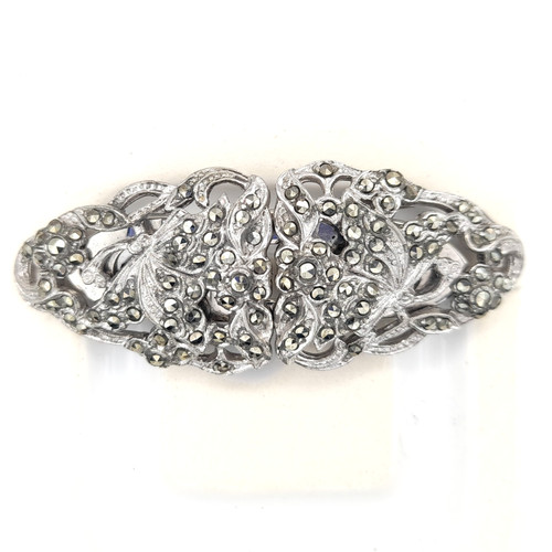Vintage 1950s marcasite duette - vintage,