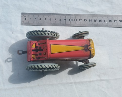 Vintage tin mettoy - tractor, toy