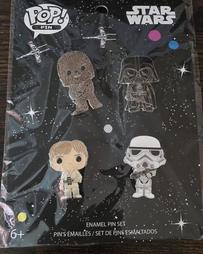 Funko pop pin star wars - pin, 4pk