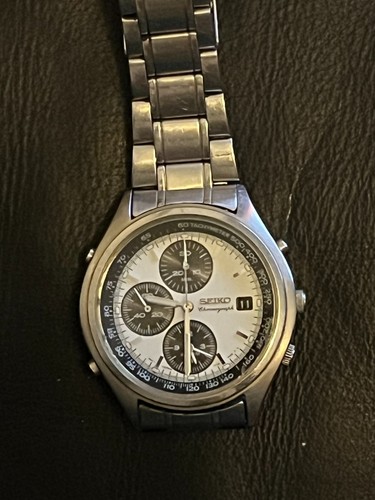 Seiko panda chronograph alarm - panda,