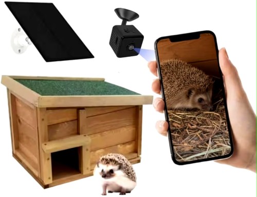 Smart hedgehog house with - smart,