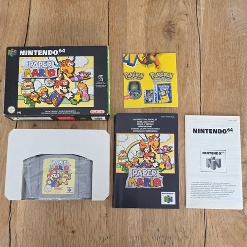 Paper mario nintendo n64 - paper,