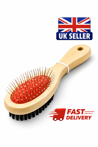 Dog grooming brush double - dog,