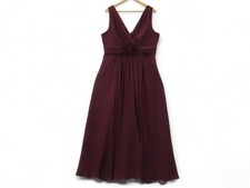 BHS Dress UK 20 Nadine Merlot Chiffon Wedding Collection Prom Formal - Preloved 