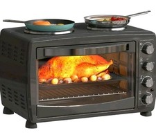 HOMCOM 28L Mini Oven with 2