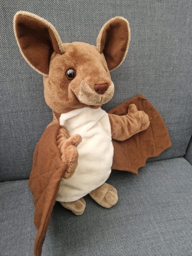 Ravensden bat hand puppet - ravensden, soft
