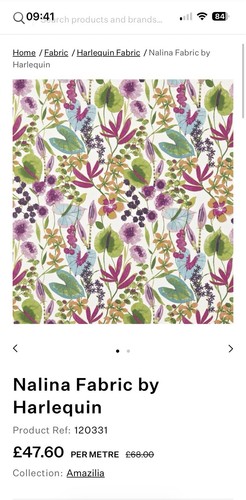 Harlequin nelina fabric - nelina,