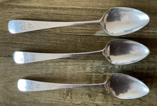 Three Georgian Sterling Silver