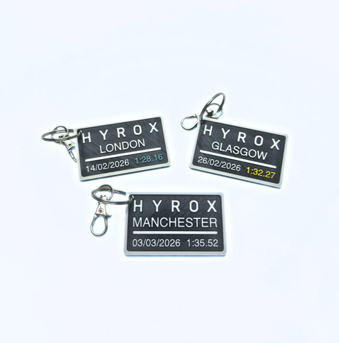 Hyrox personalised medal - hyrox,