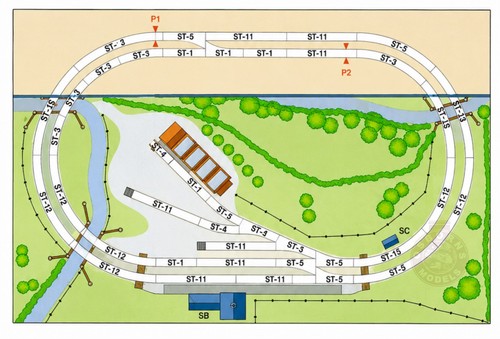Peco setrack plan - setrack, 1b