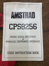 AMSTRAD CPS8256 Booklet Manual