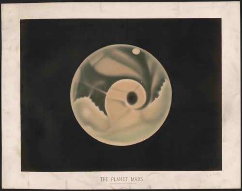 Planet mars 1800 1877 - planet, 1800's,