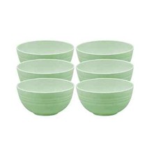 Wheat Straw Green Bowls (set