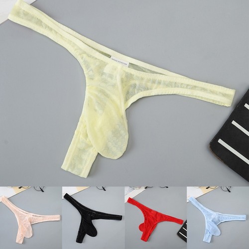 Mens sexy ice silk sheer - sexy,