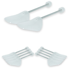 1x - 10x PAIRS OF SHOE TREE TREES MAINTAIN SHAPE SHOES FOOTWEAR PLASTIC WHITE